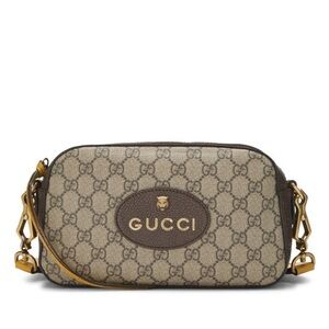 Gucci Beige and Brown Crossbody Bag